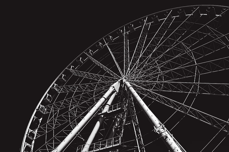 Low-angle graphy of Ferris Wheel during night, HD wallpaper | Peakpx