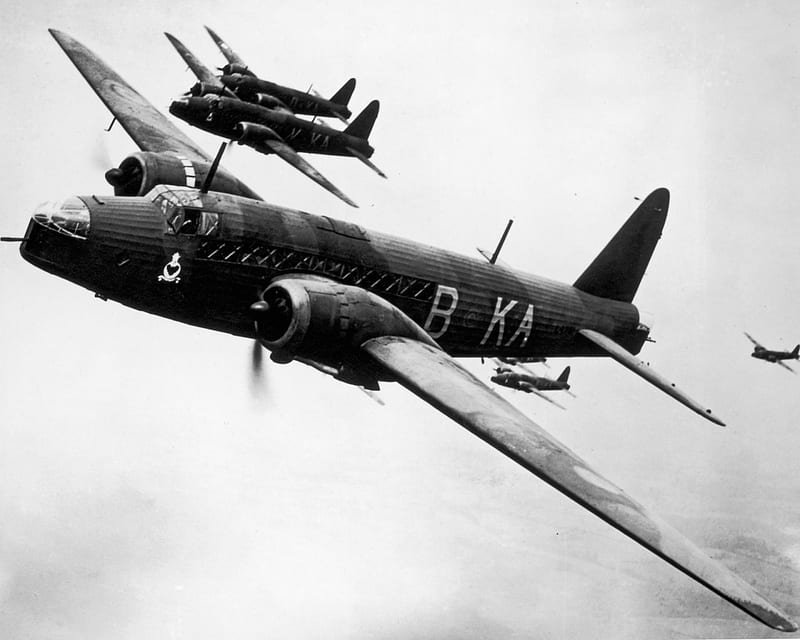 Vickers Wellington, raf, ww2, wellington, vickers, bomber, HD wallpaper