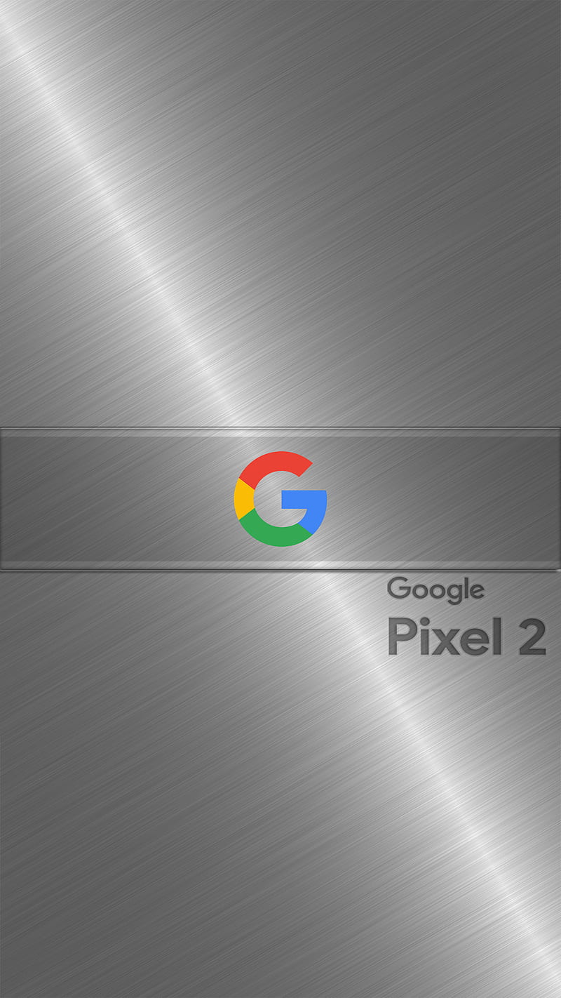 Aluminum Pixel 2, 929, brushed, finish, google logo, metal, metallic, pixel 2, xl, HD phone wallpaper