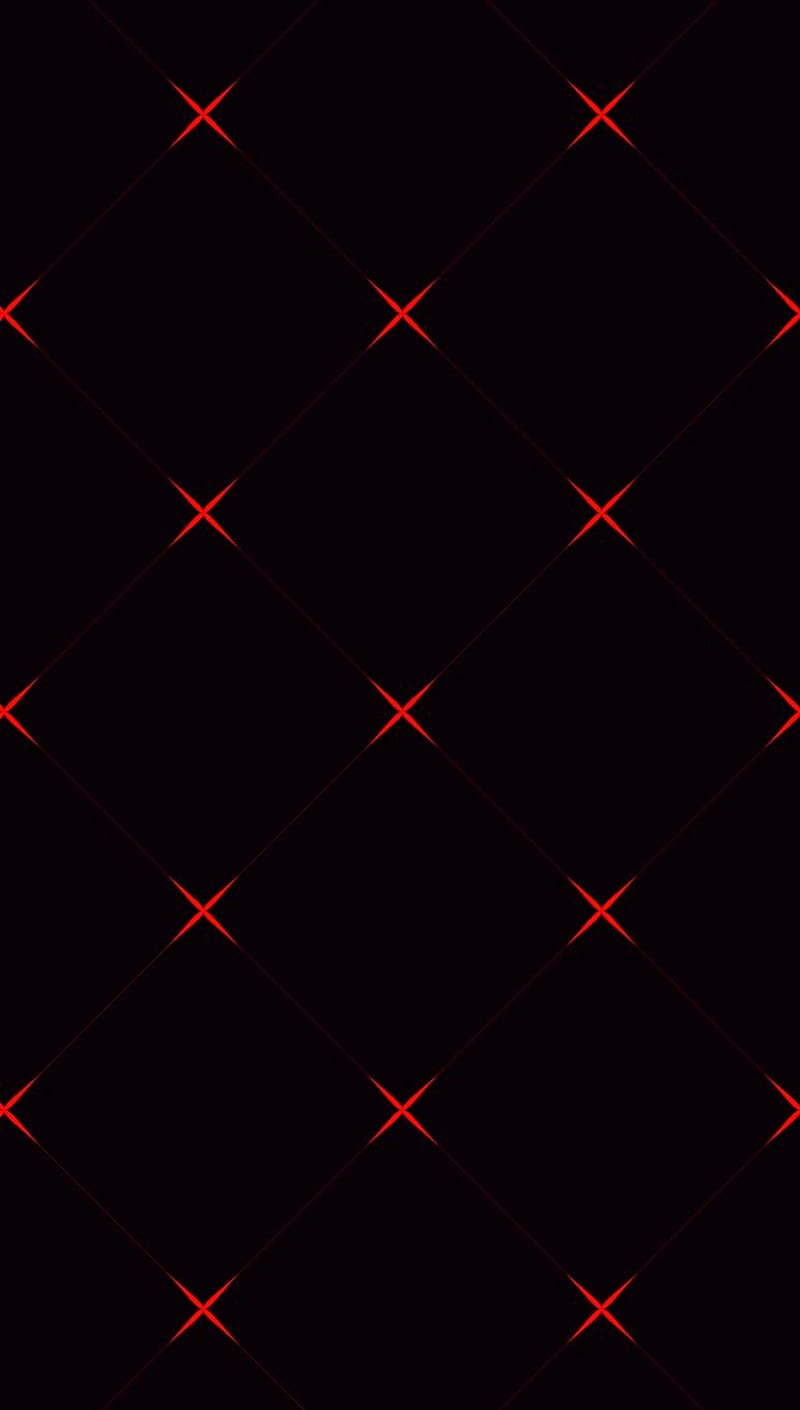 Red Points, abstract, apple, black, light, square, HD phone wallpaper