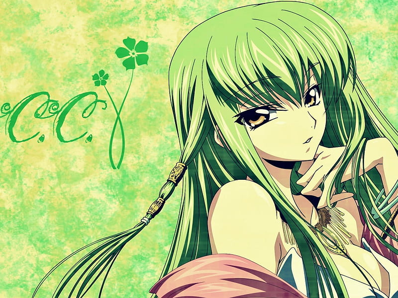 C C Code Geass Green Girl Cc Anime Hd Wallpaper Peakpx