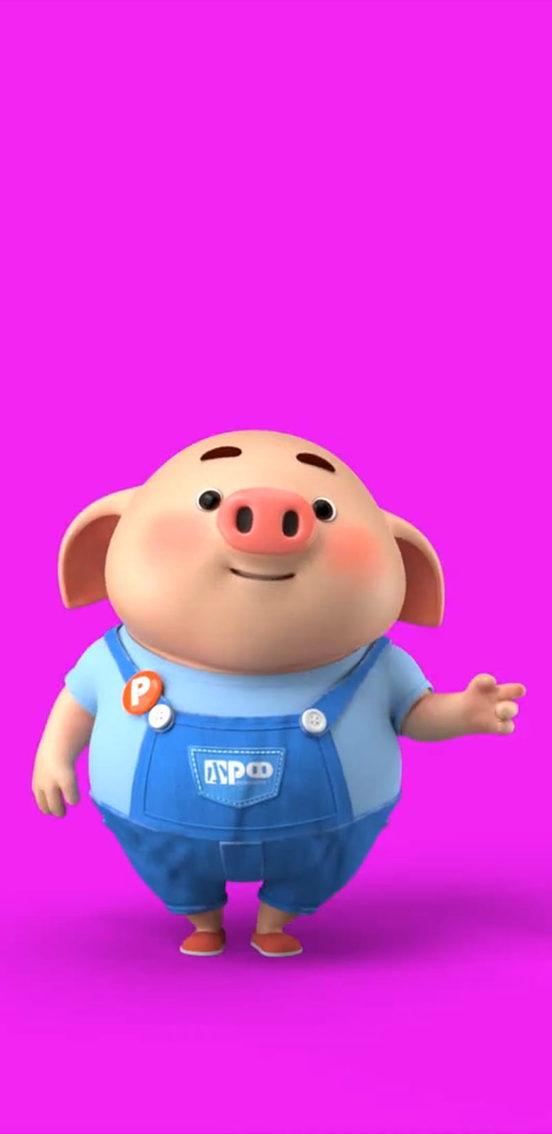 HappyAsAPinkPig, happy, pink, pig, cute, HD phone wallpaper | Peakpx