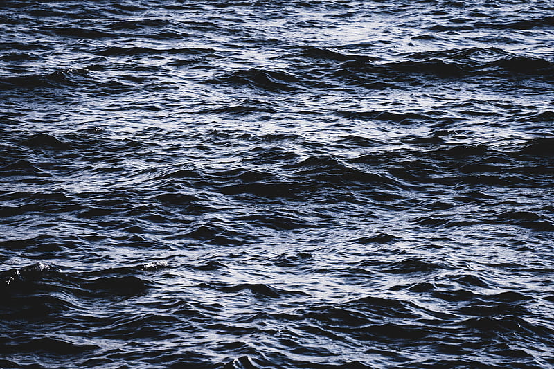 water, sea, ripples, waves, wavy, HD wallpaper