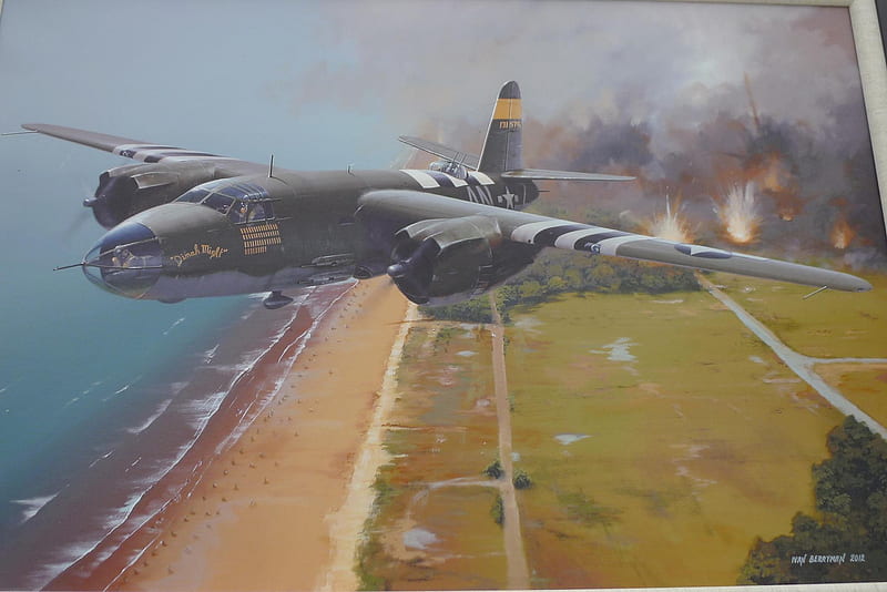 B 26 Marauder, world war two, medium bomber, second world war, usaaf, martin, HD wallpaper