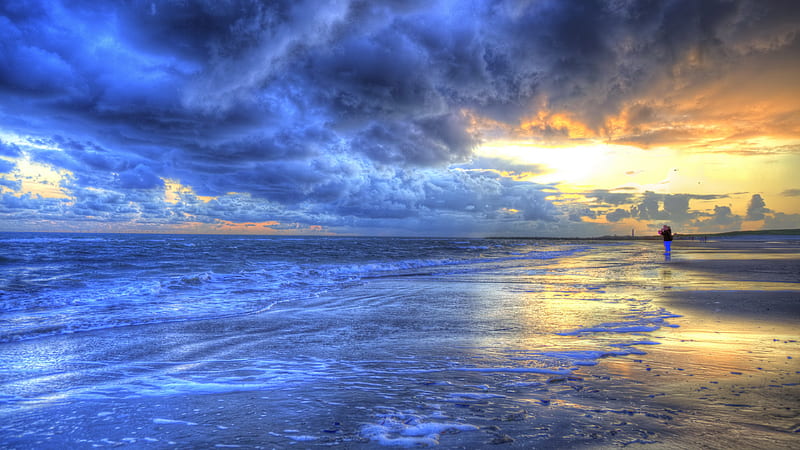 Blue, beach, cloud, water, vara, summer, sky, sea, HD wallpaper | Peakpx