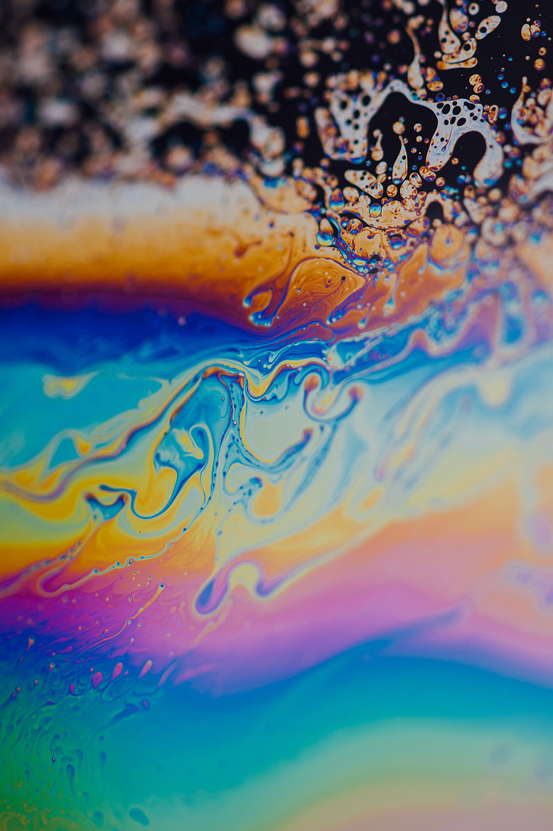 paint, stains, fluid art, abstraction, liquid, HD phone wallpaper