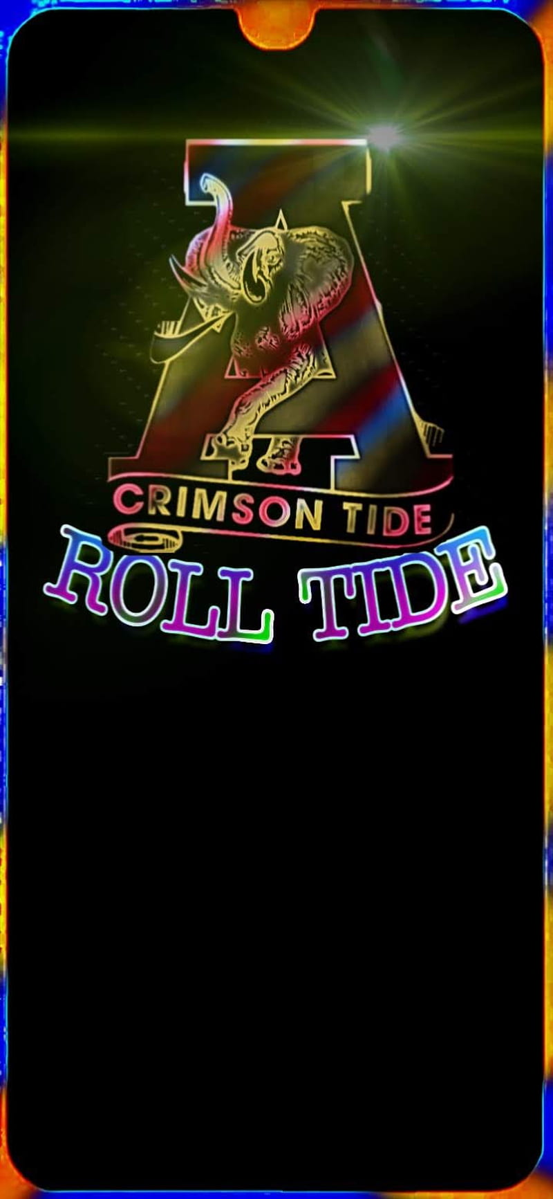 ROLL TIDE, crimson, football, HD phone wallpaper