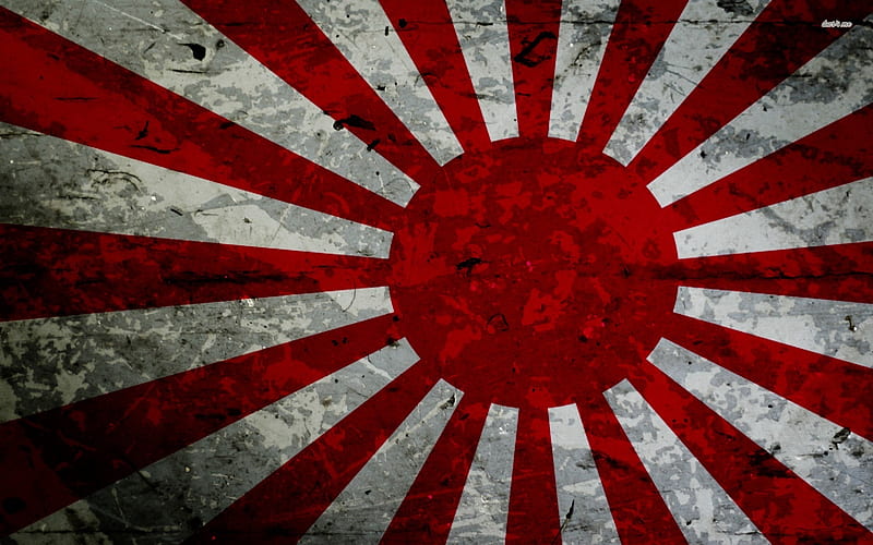 Imperial Japanese Army Flag, star of david, rustic, background minimalism, country, flag texture simplistic, HD wallpaper