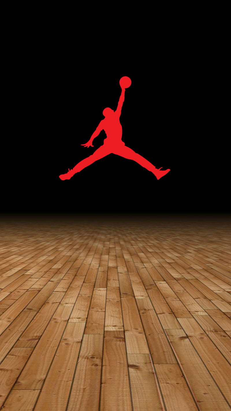 Jordan, ball, basketball, court, lebron james, HD phone wallpaper