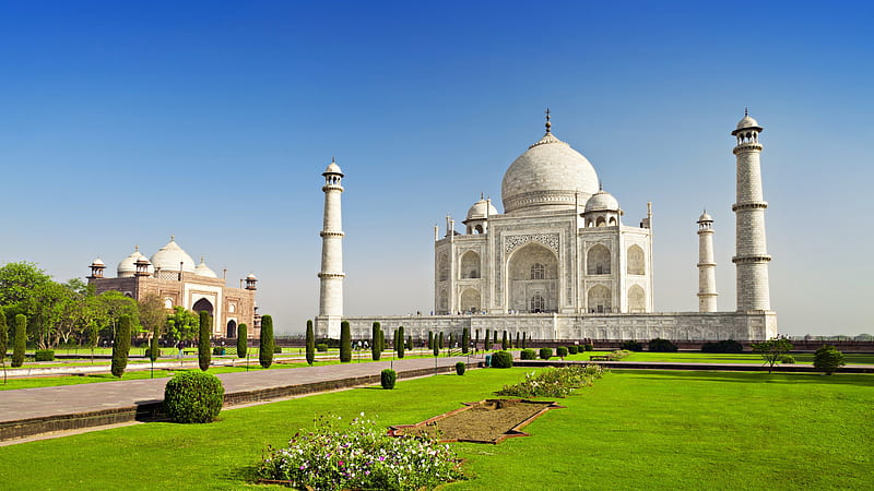 Taj Mahal Agra, castle, India, HD wallpaper