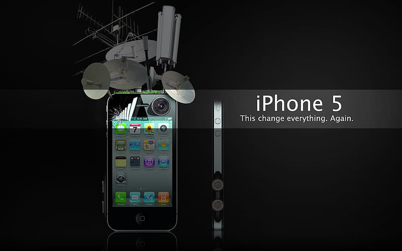 Apple iPhone 5, apple, prototyp, 4gs, iphone 5, steve jobs new product, HD wallpaper