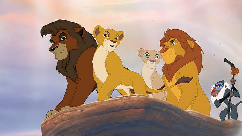 Movie, The Lion King 2: Simba's Pride, Disney, Kovu (The Lion King), Nala  (The Lion King), HD wallpaper | Peakpx