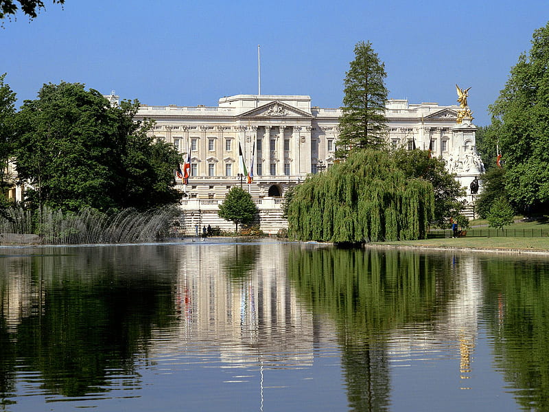 Buckingham Palace London England., london, HD wallpaper