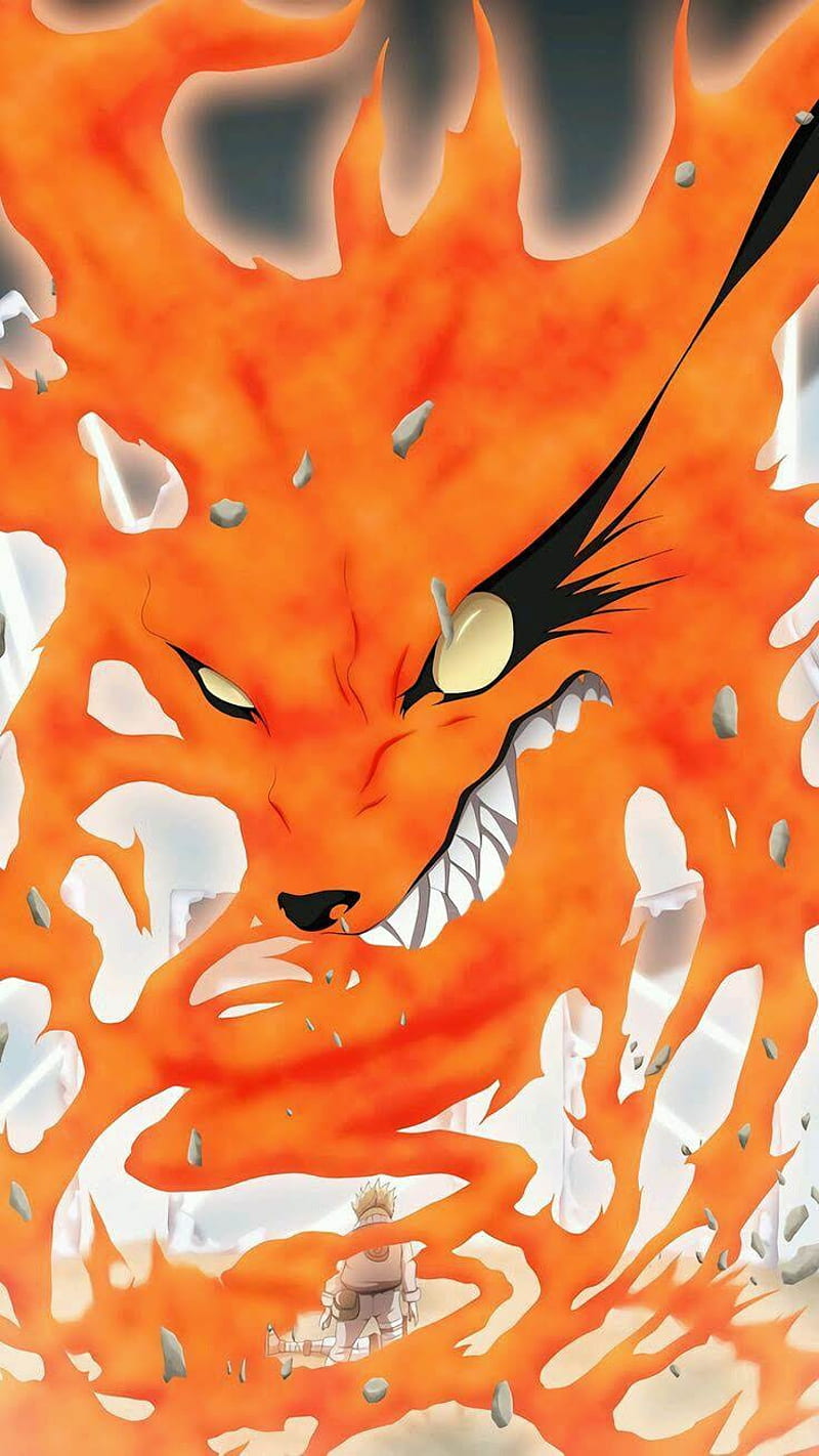 Naruto Nine Tails, 9 tails, fox, kurama, naruto, spirit, HD phone wallpaper  | Peakpx