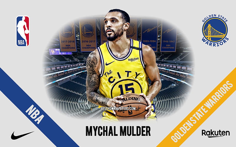 Mychal Mulder, Los Angeles Lakers, Canadian Basketball Player, NBA, portrait, USA, basketball, Staples Center, Los Angeles Lakers logo, HD wallpaper