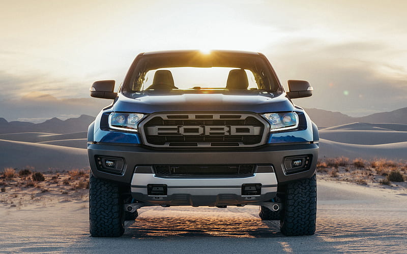 Ford Ranger Raptor, 2018 cars, offroad, front view, SUVs, Ford Ranger, pickups, Ford, HD wallpaper