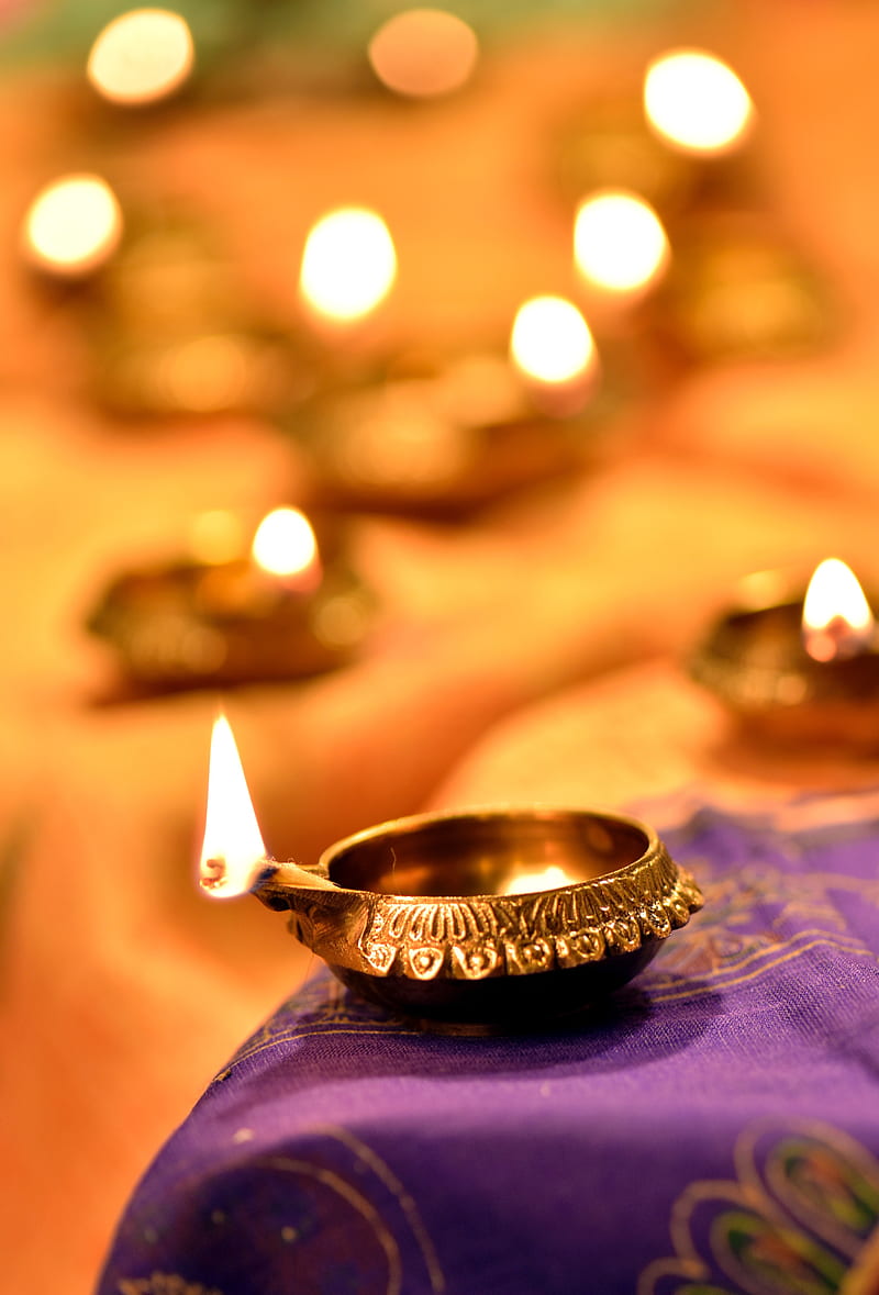 Happy Diwali, candles, culture, deepam, deepavali, diwali, diya ...