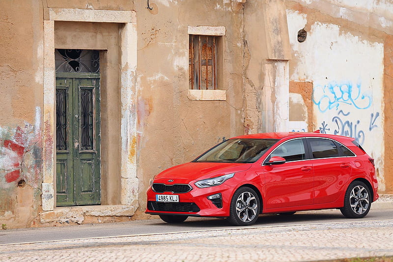 2019_kia ceed hatchback, car, HD wallpaper