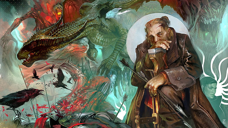 Dragon Age, Dragon Age: Inquisition, Varric Tethras, HD wallpaper