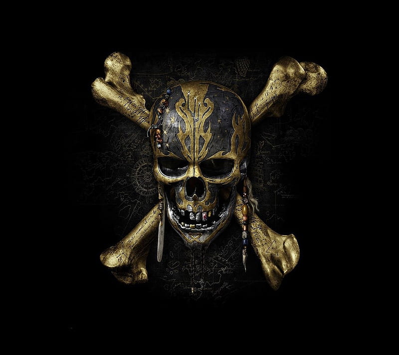 Dead Men, bones, jack, pirates of the caribbean, skull, sparrow, HD wallpaper