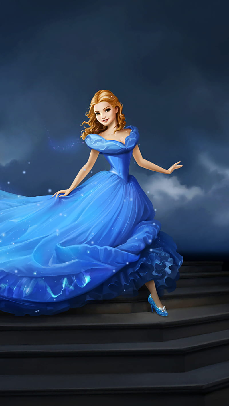 Cinderella, 2015, apple, bonito, cartoon, cute, ella, film, girl, HD phone  wallpaper | Peakpx