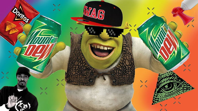 MLG Meme, Shrek Meme, HD wallpaper