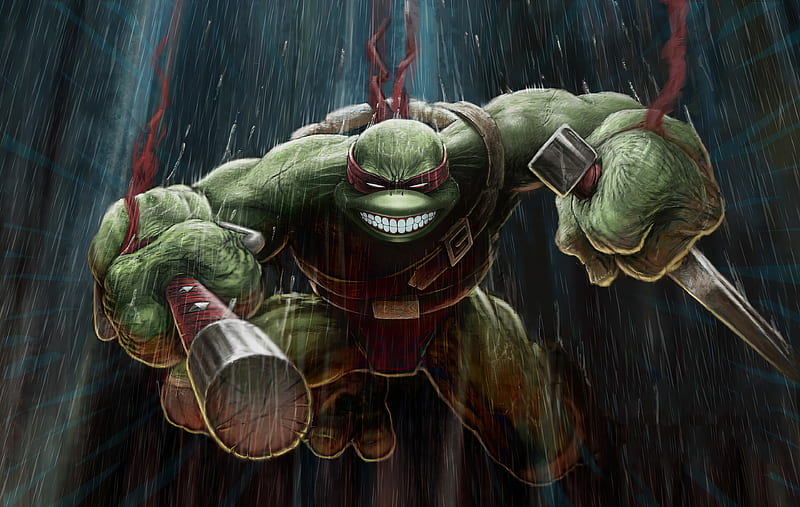 Teenage Mutant Ninja Turtles, Raphael (TMNT), HD wallpaper | Peakpx