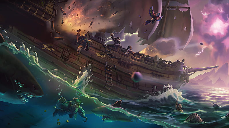 Sea Of Thieves, sea-of-thieves, games, pc-games, xbox-games, pirates, HD wallpaper