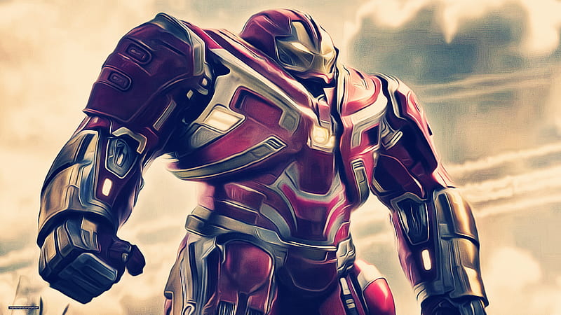 Iron Hulkbuster In Avengers Infinity War 2018 Artwork, iron-man, hulkbuster, avengers-infinity-war, 2018-movies, movies, artist, HD wallpaper