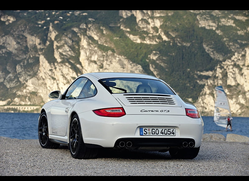 Porsche 911 Carrera GTS Coupe (2011) - Rear Angle, HD wallpaper