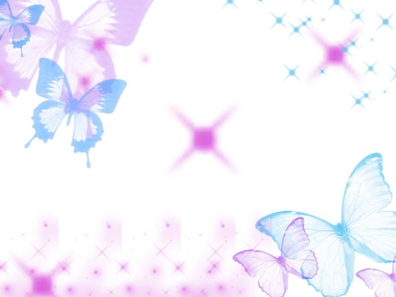 Butterfly Sparkle, art, sparkles, soft imprinted butterflies, HD wallpaper