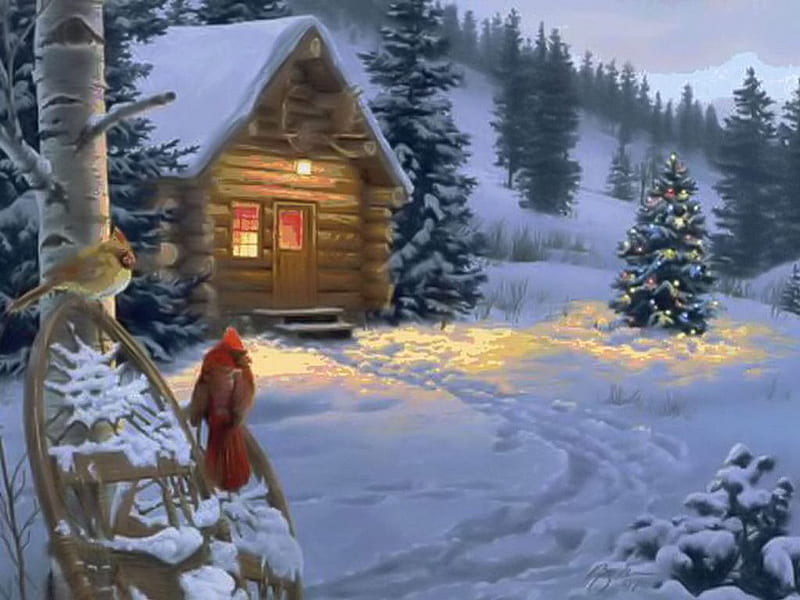COUNTRY CHRISTMAS  Winter Wallpaper ID 877846  Desktop Nexus Nature   Country art Winter scenes Country christmas