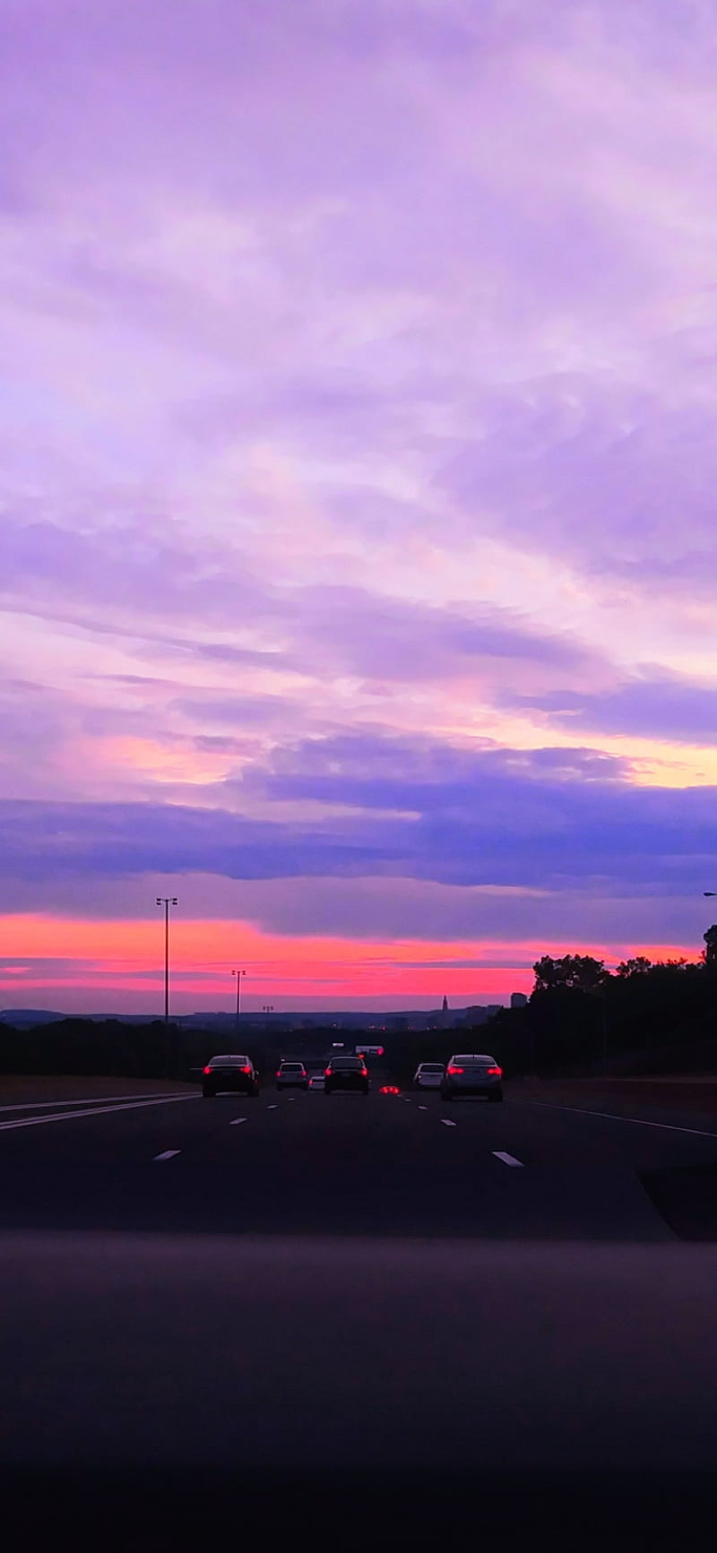 Road trip , horizon, over, sunset, travel, HD phone wallpaper