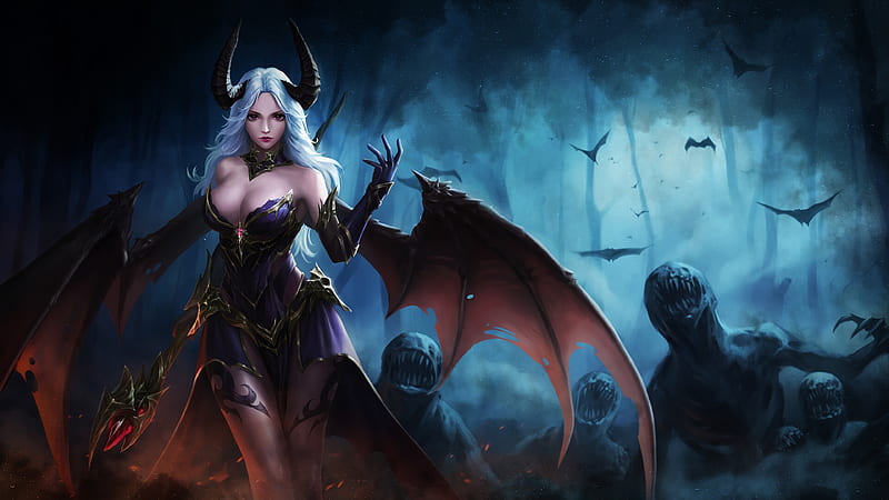 Demon Woman, HD wallpaper