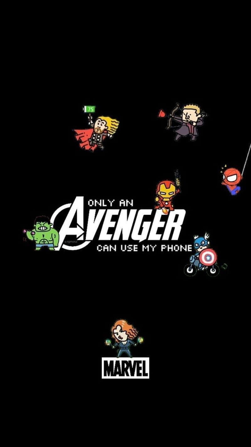 Avengers, funny, logo, HD phone wallpaper