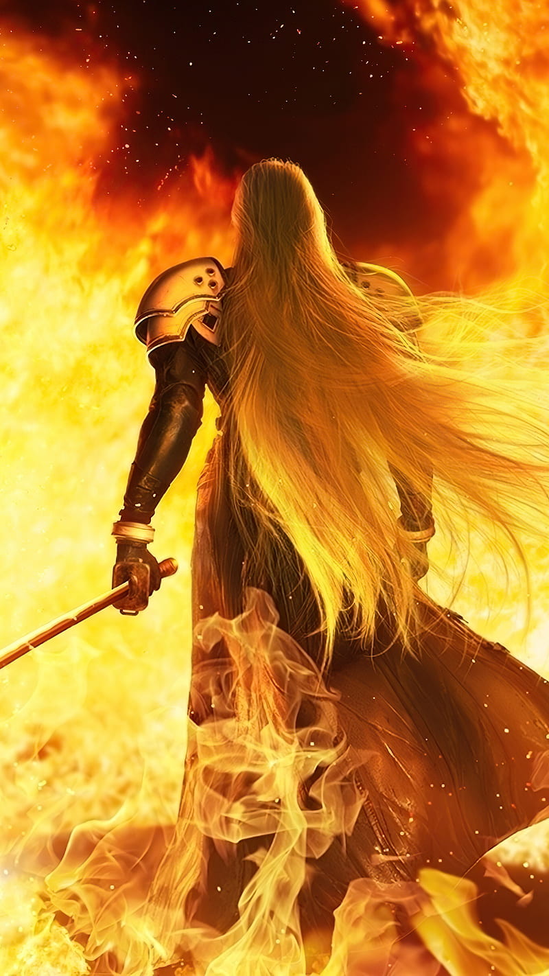 Sephiroth, one winged angel, HD phone wallpaper