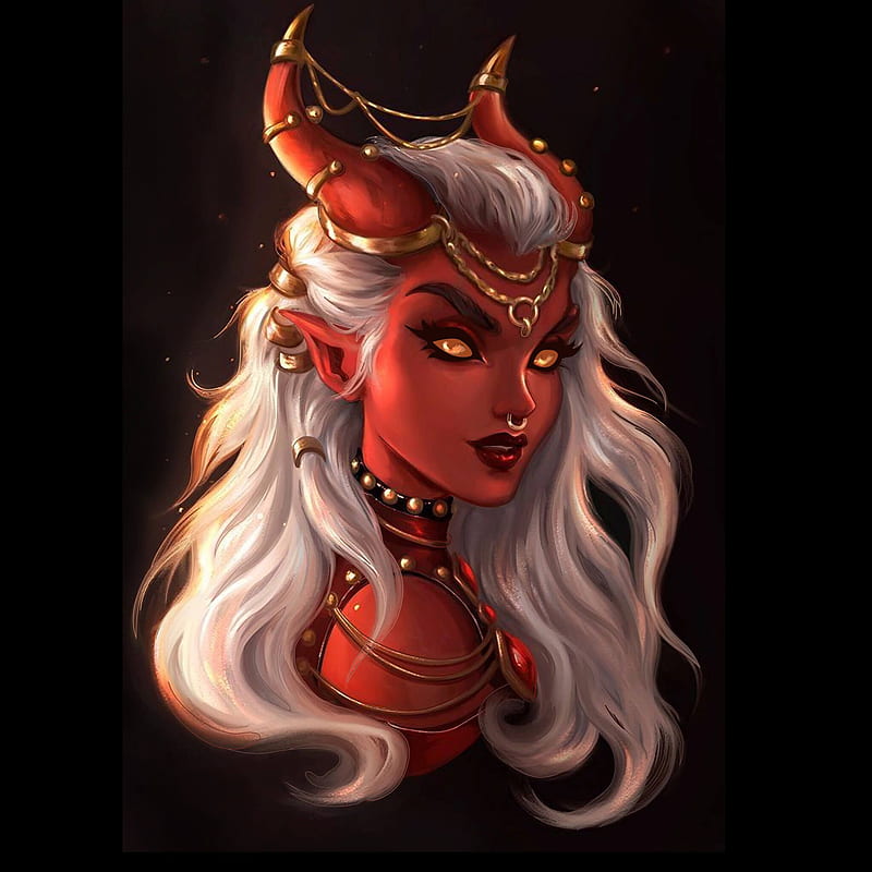 Devil girl, hot, HD phone wallpaper