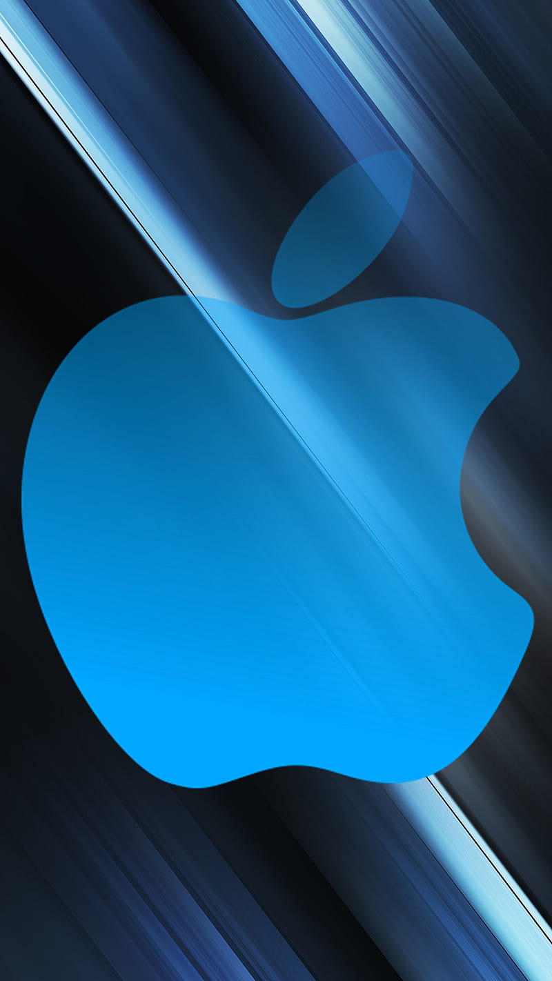 Blue apple, logo, HD phone wallpaper | Peakpx