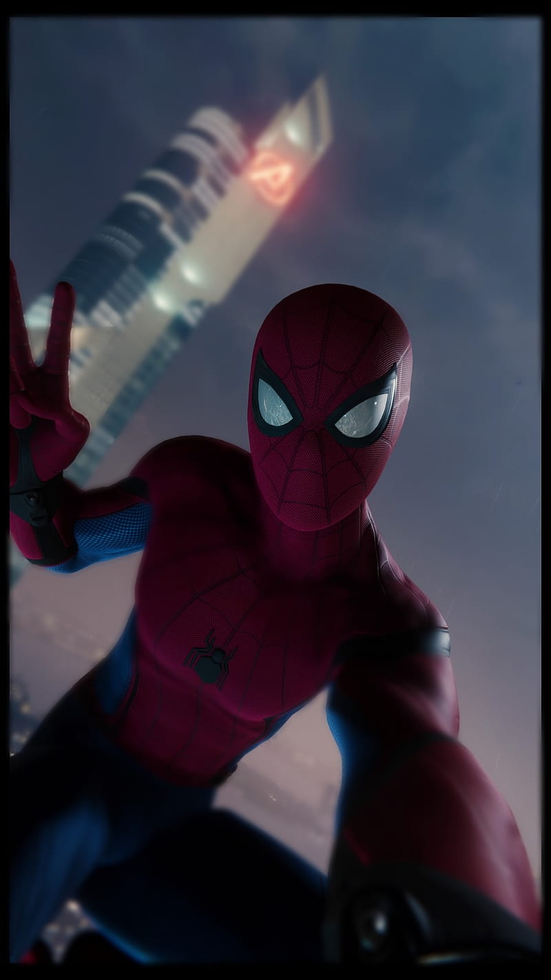 Spiderman, hero, man, marvel, parker, peter, peterparker, spider, super, superhero homecoming, HD phone wallpaper
