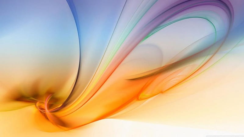 Purple and orange aurora abstract, orange, aurora, background mix, abstract, purple, 3D ang CG colours, HD wallpaper