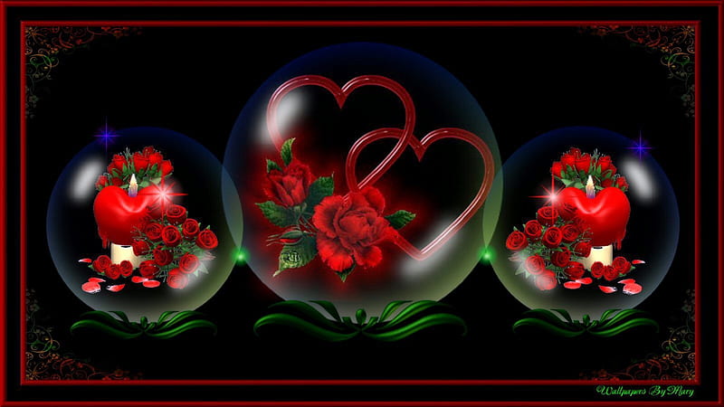 Valentine Gifts 1600x900, Globes, Holidays, corazones, Valentine, ValentinesDay, Roses, Flowers, HD wallpaper