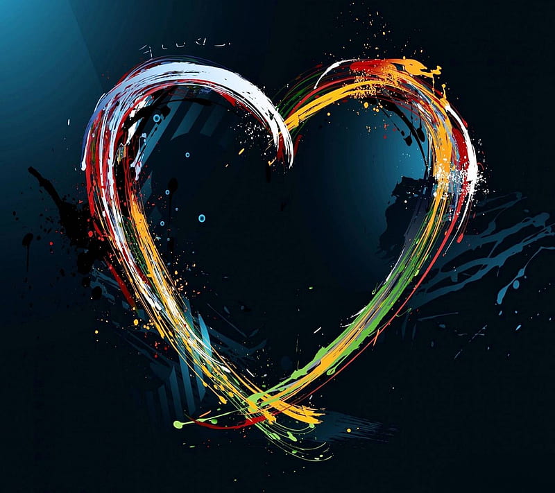 awesome colorful love backgrounds