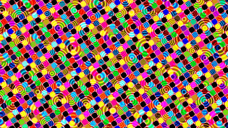Colorful Pattern Square Geometry Abstract, HD wallpaper