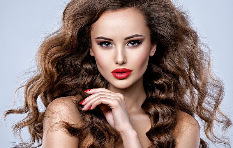 Beauty Hair Red Curls Girl Model Face Lips Woman HD Wallpaper Peakpx