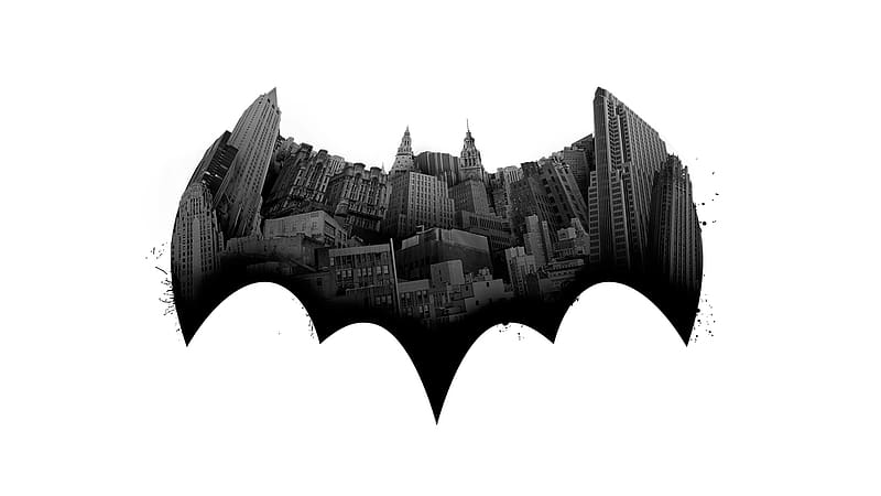Batman, Logo, Video Game, Gotham City, Batman: The Telltale Series, HD wallpaper