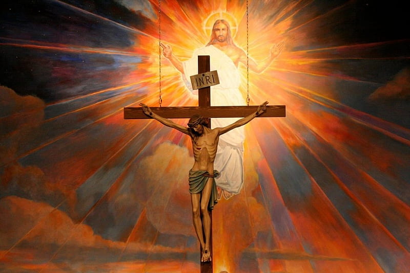 By the Cross to the light, christ, jesus, religion, cross, HD wallpaper