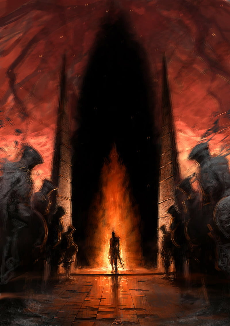 Dark Souls II, Dark Souls, burnt ivory king, artwork, digital art, knight, HD phone wallpaper