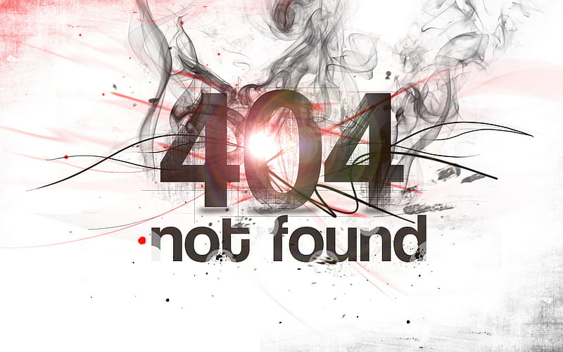 404 not found sign, abstract smoke, artwork, 404 not found, creative, HD wallpaper