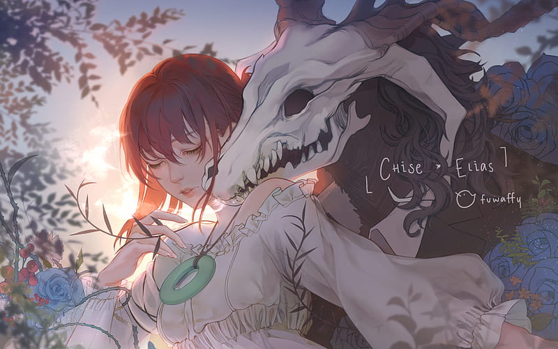 Wallpaper anime, art, kids, Mahou Tsukai no Yome, The Ancient Magus' Bride,  Elias Ainsworth, Hatori Chise for mobile and desktop, section сёнэн,  resolution 1920x1080 - download