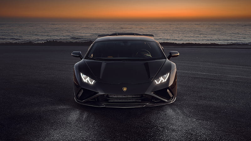 Lamborghini Huracan Evo Sport Black Car Cars, HD wallpaper | Peakpx